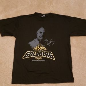 Vintage Wcw wwe goldberg shirt pro wrestling